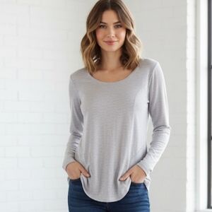 Simply Vera Vera‎ Wang Long Sleeve Women's Top Size Medium